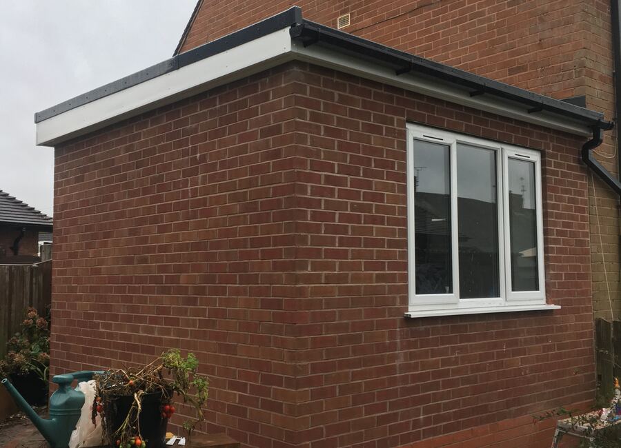 Telford extension brickwork and external finish
