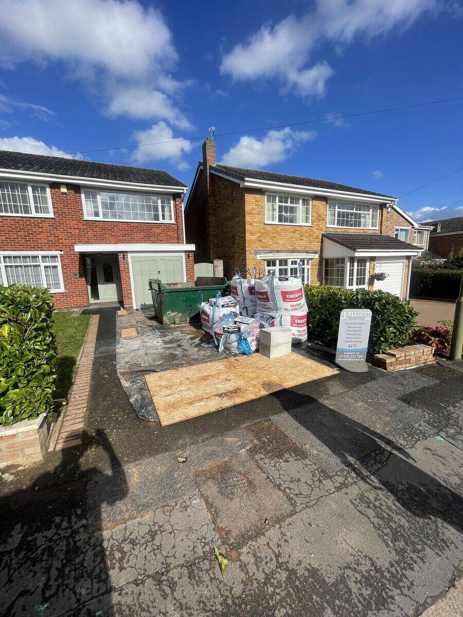 Garage conversion before work begins