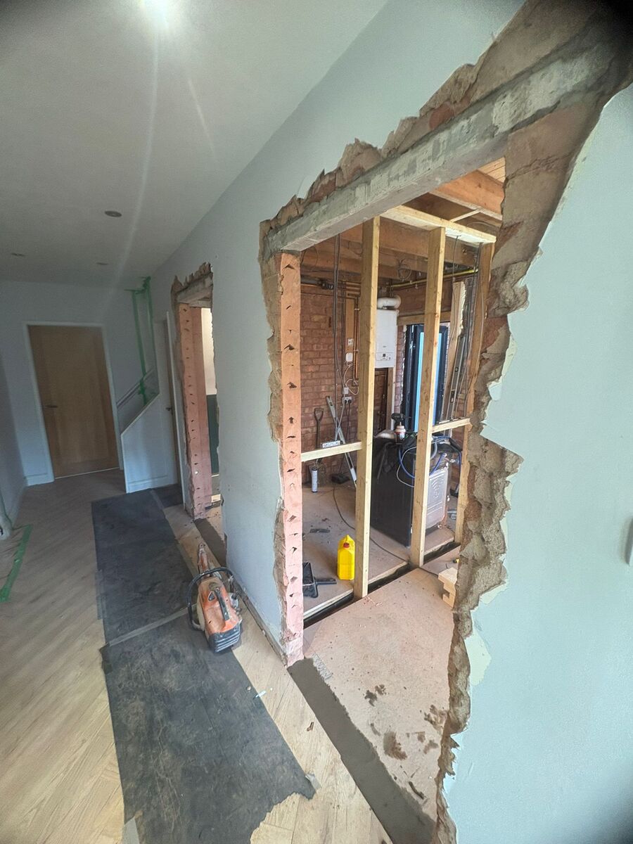 Garage conversion internal build stage