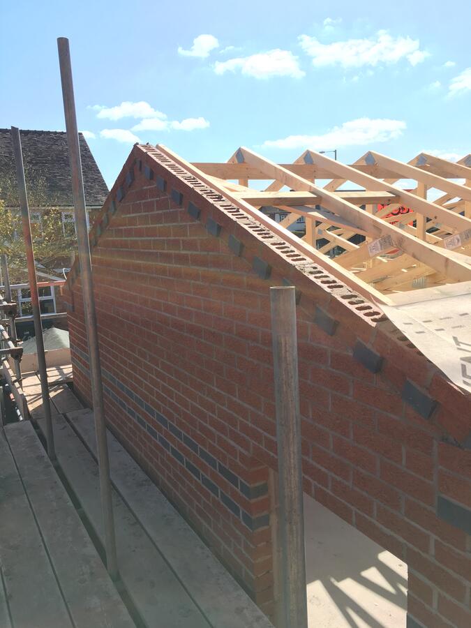 Double garage project in Shifnal